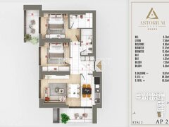 Titan 3 camere decomandate - Incalzire in Pardoseala/3 min STB